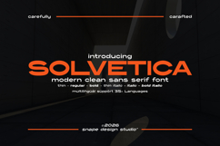 Solvetica - Modern Sans Serif Font Product Image 1