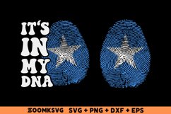 It's in my DNA Somalia Flag Fingerprint Sublimation PNG, SVG Product Image 1