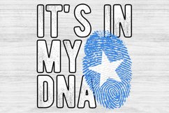 It's in my DNA Somalia Flag Fingerprint PNG Sublimation Product Image 1