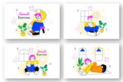 10 Somatic Exercises Illustration Product Image 2