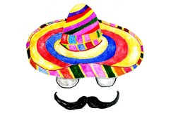 Sombrero Hat Watercolor Product Image 2