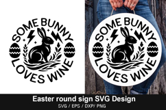 Easter Round Sign SVG Bundle - Easter Round Sign Design ,Eas Product Image 16