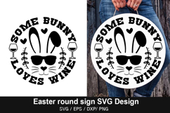 Easter Round Sign SVG Bundle - Easter Round Sign Design ,Eas Product Image 17