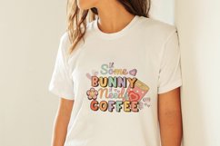 Some Bunny Needs Coffee Retro Easter SVG Product Image 2