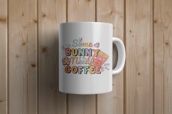 Some Bunny Needs Coffee Retro Easter SVG Product Image 4