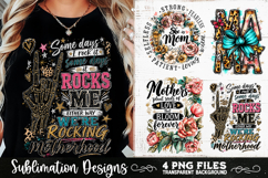 Trendy Mama PNG , Retro Collage Mama 4 Designs Sublimation Product Image 10