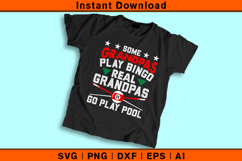 Some Grandpas Play Pool SVG Funny Billiards Grandpa Design Product Image 2