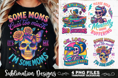 Funny Skeletons Sarcastic Retro PNG Sublimation Product Image 4