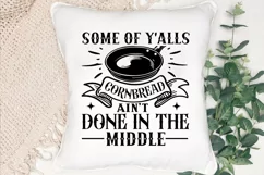 Some Of Y'alls Cornbread SVG, Snarky Skulls SVG Design Product Image 3