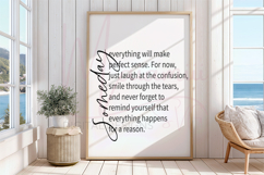 Someday Everything Will Make Perfect Sense SVG | Inspiration Product Image 1