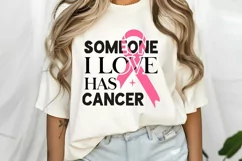 Someone I Love Has Cancer SVG , Breast Cancer Survivor SVG Product Image 2