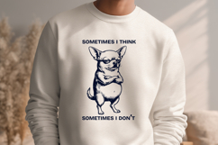 Funny Chihuahua SVG for Sarcastic Shirts, Grumpy Dog Clipart Product Image 3