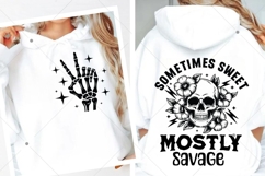 Sometimes Sweet Mostly Savage SVG PNG, Sarcastic Snarky Product Image 4