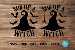 Son Of A Witch Svg, Kids Halloween Tshirt Svg, Witch Svg Product Image 2