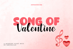 Song of Valentine Font Duo Product Image 1