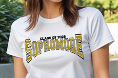 Class of 2028 Sophomore shirt svg, Second year student svg Product Image 1