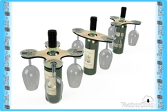 Wine Glass Holder - Decorative Template Ideal for Events Product Image 4