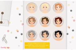 Woman character clipart, casual coffee girl, Sorrel LVA24 Product Image 2