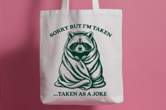 Funny Raccoon SVG Sarcastic Blanket Burrito Cut File Product Image 2