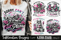 Antisocial Sarcastic PNG Funny Sublimation 4 Designs Product Image 8