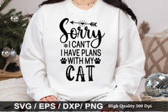 Christmas Cat SVG Design - Christmas T-shirt Design Product Image 2