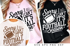 Sorry I Can't It Is Football Season SVG PNG, Retro Checker Product Image 2