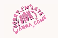 Sassy Girl Y2K Quote PNG-SVG Design Product Image 1