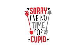 Sorry I&#039;ve No Time For Cupid Product Image 1