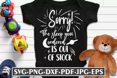 Sorry The sleep you ordered is out of stock | Funny SVG Product Image 2