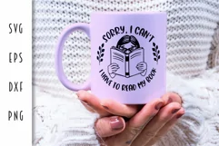 Reading & Books SVG - I have to Read my Book Cut File Product Image 2
