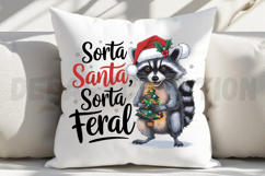 Sorta Santa Sorta Feral Sublimation PNG Product Image 3