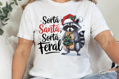 Sorta Santa Sorta Feral Sublimation PNG Product Image 2