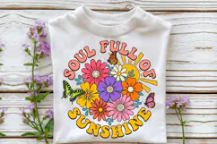 Soul Full of Sunshine Floral PNG Product Image 2