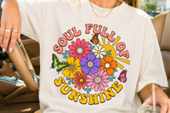 Soul Full of Sunshine Floral PNG Product Image 3