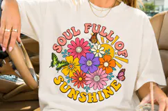 Soul Full of Sunshine Floral PNG Product Image 3