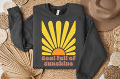 Soul Full Of Sunshine PNG, Retro Sun Design Product Image 2