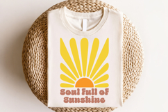 Soul Full Of Sunshine PNG, Retro Sun Design Product Image 4