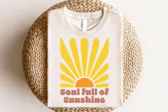 Soul Full Of Sunshine PNG, Retro Sun Design Product Image 4