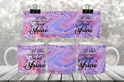 Soul Shine- Coffee Mug Wrap - PNG Design Product Image 1