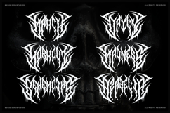 Soulcrave | Black Metal Font Product Image 3