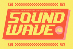Sound Wave - Sport Display Font Product Image 1
