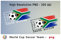 South Africa National Soccer Team Flag. World Cup 2026 Product Image 1