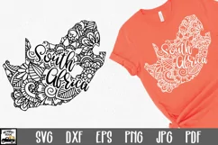 South Africa SVG File - South Africa Mandala Design Product Image 1