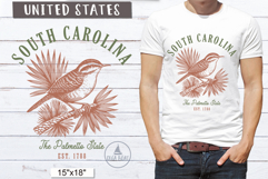 South carolina PNG Vintage United States Sublimation