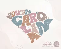 South Carolina Us State Sublimation Png by Mastilo Designs