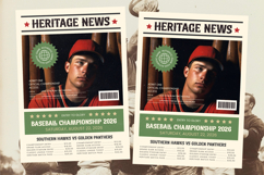 Southern Baseball - Retro Athletic Serif Display Product Image 3