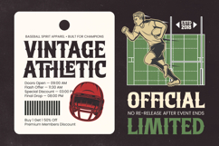 Southern Baseball - Retro Athletic Serif Display Product Image 6