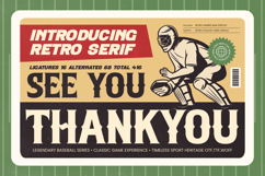 Southern Baseball - Retro Athletic Serif Display Product Image 15