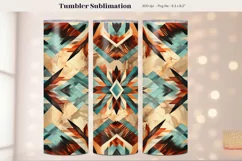 Southwestern Tumbler Wrap Western Tumbler Sublimation Png