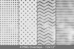 Silver foil seamless pattern overlay, PNG Product Image 1